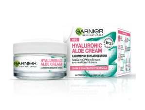 Hyaluronic Aloe Cream Ενυδατική Κρέμα για Ευαίσθητες Επιδερμίδες Garnier (50ml)