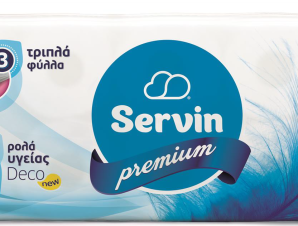 Χαρτί Υγείας 3φύλλο Premium Servin (10x95g)