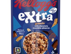 Δημητριακά Extra Mε Σοκολάτα Γάλακτος Kellogg’s (450g)