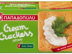 Cream Crackers Χωρίς Σάκχαρα Παπαδοπούλου (165 g)