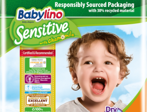 Πάνες Babylino Sensitive Mega Pack No6 (13-18Kg) (62τεμ)