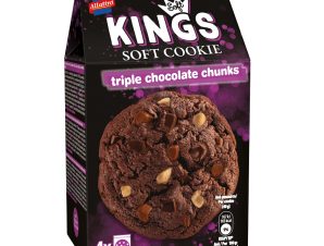 Μπισκότα Τριπλή Σοκολάτα Soft Kings (160g)