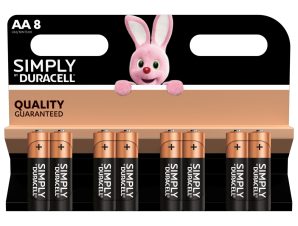 Μπαταρίες Αλκαλικές ΑΑ 8τεμ. Duracell (1 τεμ)