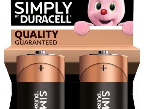 Μπαταρίες D, Duracell (2τεμ.)