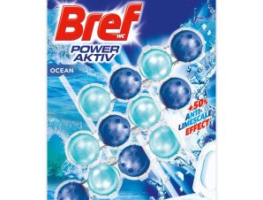 Μπλοκ Τουαλέτας Power Activ Ocean Bref Wc Block (3x50g)