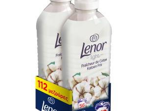 Μαλακτικό Ρούχων Cotton Fresh Lenor (2×56 Μεζ)