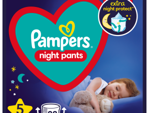 Πάνες-Βρακάκι Νο5 (12-17kg) Pampers Night Pants (3×22τεμ)