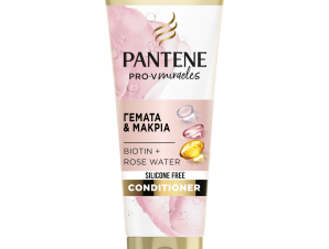 Conditioner Γεμάτα & Μακριά Χωρίς Σιλικόνη με Βιοτίνη + Ροδόνερο Pantene Pro-V Miracles (200ml)