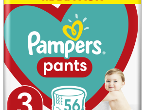 Πάνες-βρακάκι Pampers Pants Μέγεθος 3 (Midi) 6-11Kg (56 τεμ)