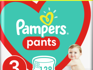 Πάνες Pampers Pants No3 Mega Pack (6-11kg) 128 τμχ