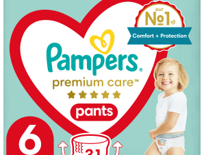 Πάνες-Βρακάκι Pampers Premium Care Pants Μέγεθος 6 (15+kg) (31τεμ)