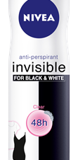 Αποσμητικό Spray Black & White Clear Invisible Nivea Deo (150 ml)