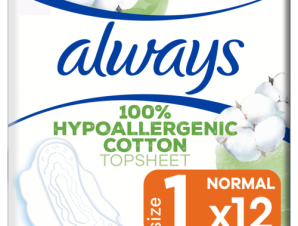 Σερβιέτες με Φτερά Cotton Protection Ultra Normal (Μέγεθος 1) Always (12τεμ)