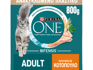 Ξηρά Τροφή Κοτόπουλο και Δημητριακά Purina One (800 g)