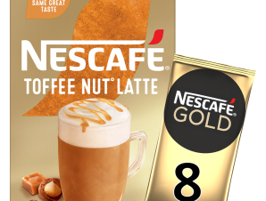 Στιγμιαίος Καφές Toffe Nut Latte σε φακελάκια Nescafe Gold (8 τεμ)