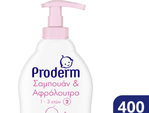 Σαμπουάν και Αφρόλουτρο No 2 (1-3 ετών) Proderm (400ml)