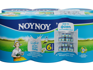 Γάλα Συμπυκνωμένο Light Multipack ΝΟΥΝΟΥ (6x400g)