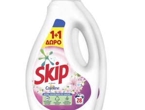 Υγρό Απορρυπαντικό Ρούχων Pink Lily Skip (2×28 μεζ) 1+1 Δώρο