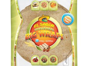 Πίτες Tortillas Big Wraps Ολικής Άλεσης 245g