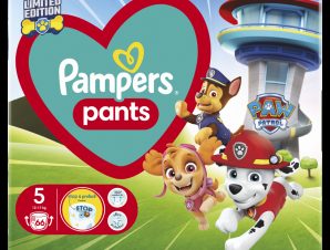 Πάνες-Βρακάκι Μέγεθος 5 (12-17kg) Pampers Paw Patrol (66 τεμ)