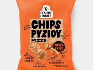 Chips Ρυζιού με Γεύση Pizza Healthy habits (60g)