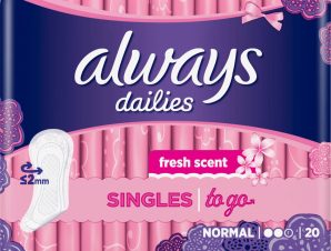 Σερβιετάκια Normal Fresh Singles to go Always (20 τεμ)