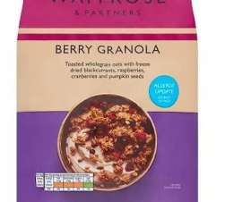 Δημητριακά Granola με μούρα, Waitorse (1kg)