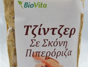 Τζίντζερ (Πιπερόριζα) σε Σκόνη Βιολογικό Biovita (50g)