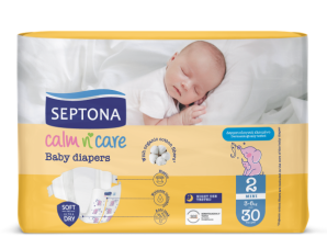 Πάνες Septona Calm N’ Care Mini No2 (3-6Kg) 30τεμ