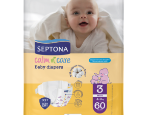 Πάνες Septona Calm N’ Care Midi No3 (4-9Kg) 60τεμ