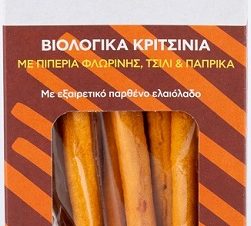 Κριτσίνια με πιπεριά φλωρίνης, τσίλι &πάπρικα ο Φούρνος του Ψωμά (140g)