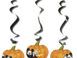 Κρεμαστά διακοσμητικά οροφής Mickey Halloween (3 τεμ)