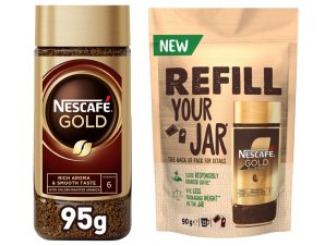 Στιγμιαίος Καφές Gold Blend Nescafe (95 g) + Gold Blend Refill Nescafe (90 g)