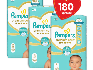 Πάνες Pampers Premium Care Μέγεθος 3 (6-10 kg) (3×60τεμ)