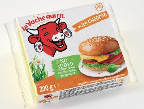 Τυρί Cheddar σε φέτες La vache qui rit (10 φέτες) (200g)